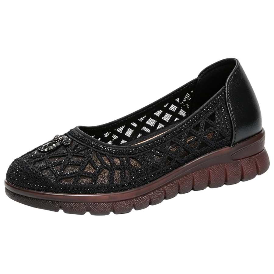 JBBCN Casual Shoes Women's Low Top Beige Brown Multicolor