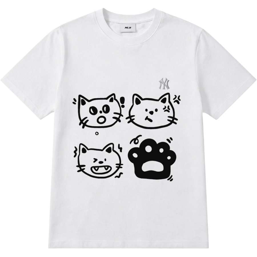 MLB MLB T Shirts Unisex White Crew Neck Moderate