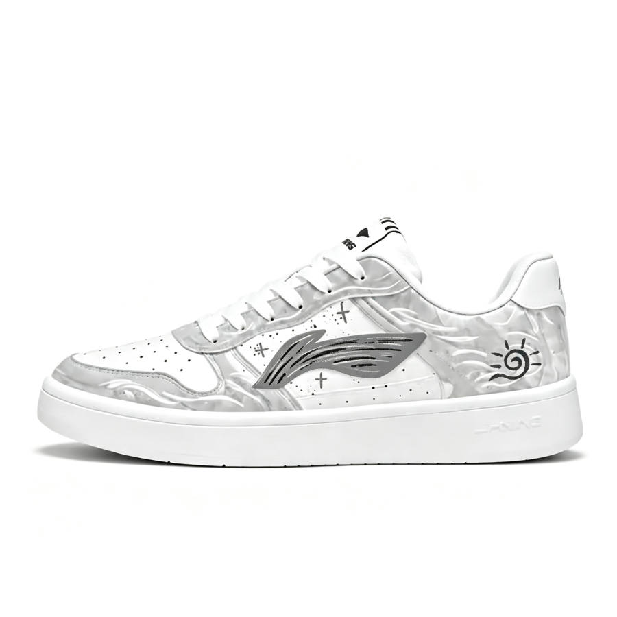 Li-Ning Li Ning Floating Boat Skateboard Shoes Unisex Low Top Gray/White/Black