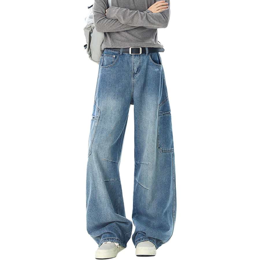 WARRIOR WARRIOR Jeans Unisex Thin Straight Fit Pants