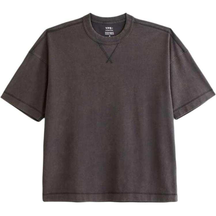 Abercrombie&Fitch T Shirts Men's Gray Crew Neck