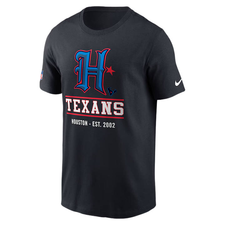 Nike Nike NFL T Shirts Men's Blue Crew Neck Moderate