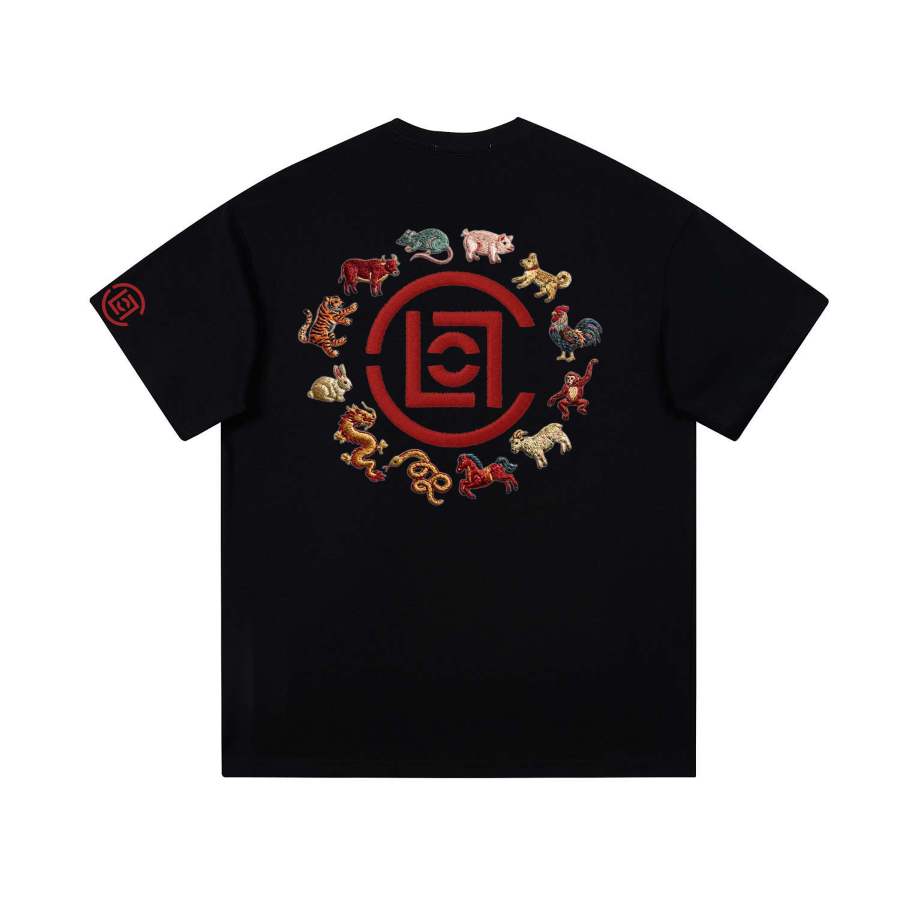 CLOT T Shirts Unisex Crew Neck Moderate Straight Fit