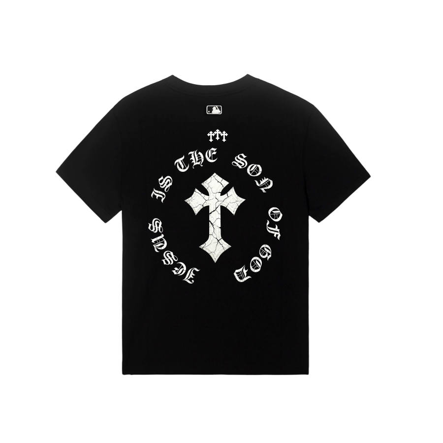 MLB T Shirts Unisex New York Yankees/Black Crew Neck Moderate Straight Fit