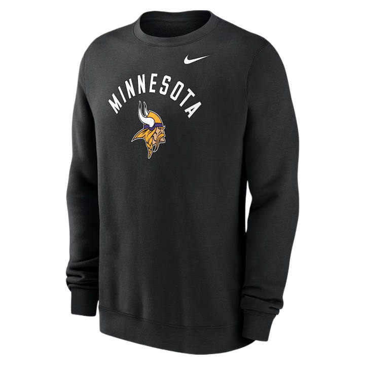 Nike Nike NFL Sweatshirts Men's Black Crew Neck Moderate