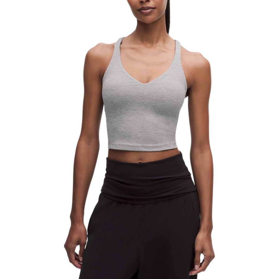 Lululemon Align Yoga Tank Tops Women's Mixed Color Medium Gray/HCMG V Neck