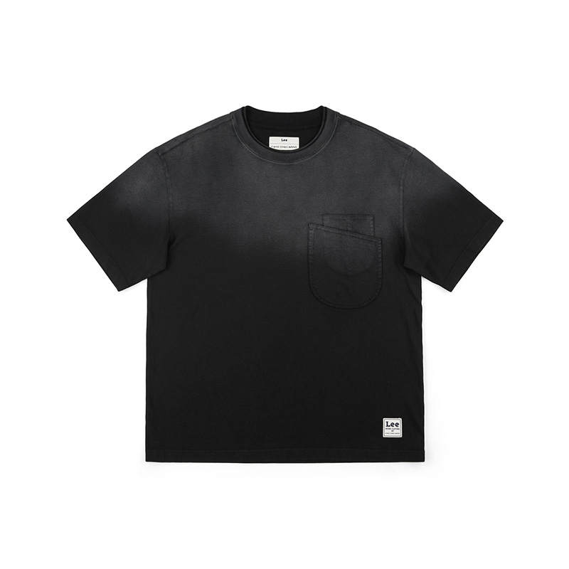 Feng Chen Wang X Lee T Shirts Men's Black Crew Neck