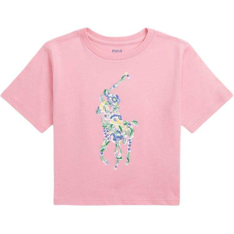 Polo Ralph Lauren T Shirt SS24 Pink Kids'