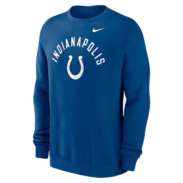 Nike Nike NFL Sweatshirts Men's Blue Crew Neck Moderate