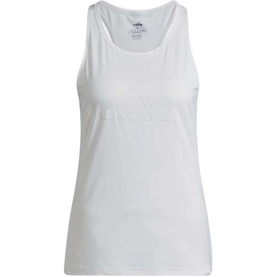 Adidas Adidas Sleeveless Sports Shirts Women's White Other