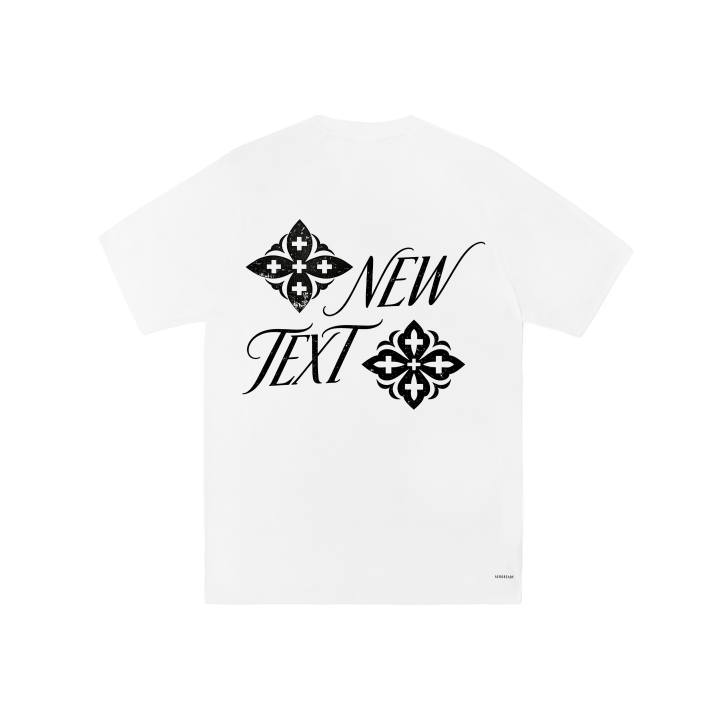 Adidas Adidas T Shirts Men's White Crew Neck Moderate