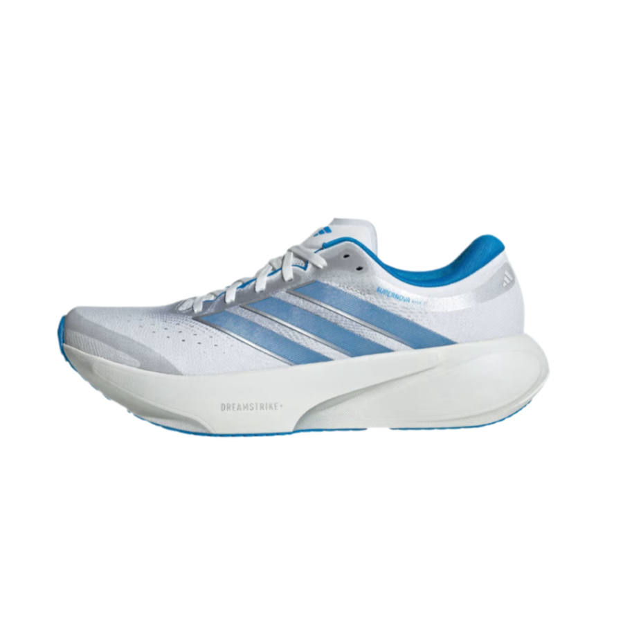 Adidas Adidas SUPERNOVA RISE 3 Running Shoes Men's Low Top Crystal White/Silver Metal Paint/Silver Metal Paint