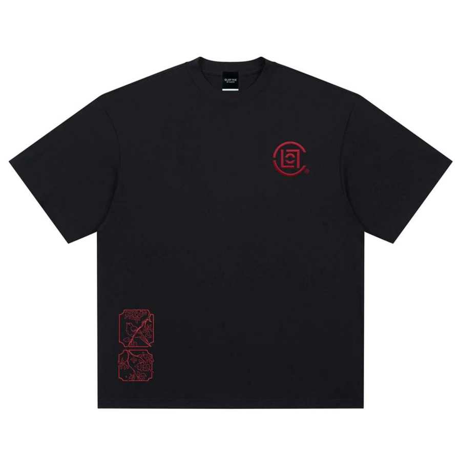CLOT T Shirts Men's Crew Neck Moderate Straight Fit