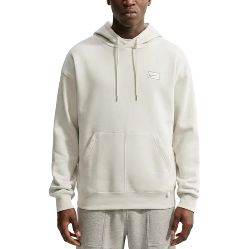 Nike Nike Sportswear Sweatshirts Men's White Hooded Non Detachable Moderate Straight Fit