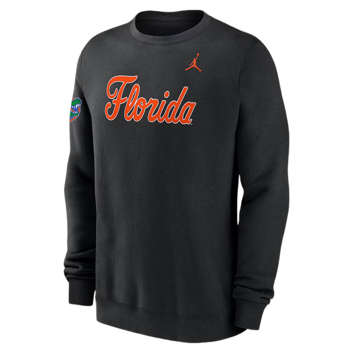 Jordan Jordan College Club Sweatshirts Men's Black Crew Neck Moderate