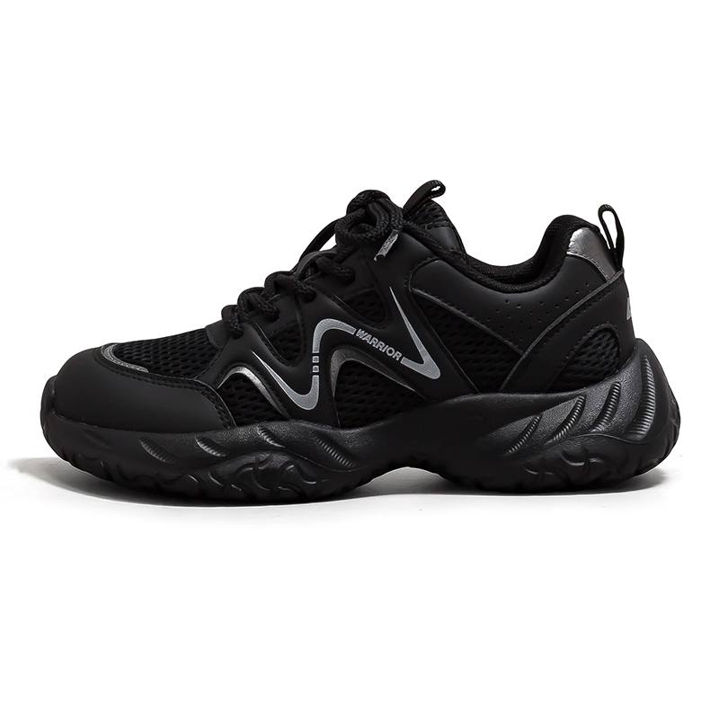 WARRIOR Running Shoes Women's Low Top Black/Beige