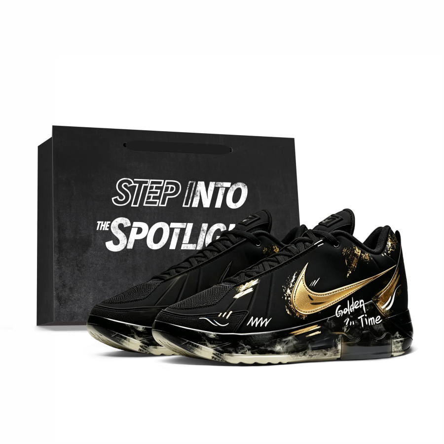 Nike Nike LEBRON WITNESS IX Basketball Shoes Unisex Low Top Black/Gold