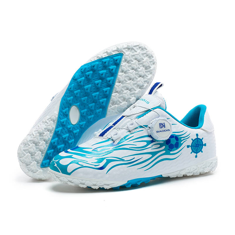 QIUTEXIONG Synthetic Leather Slip Resistant Abrasion Resistant Support Low top Kids' Soccer Shoes Kids'