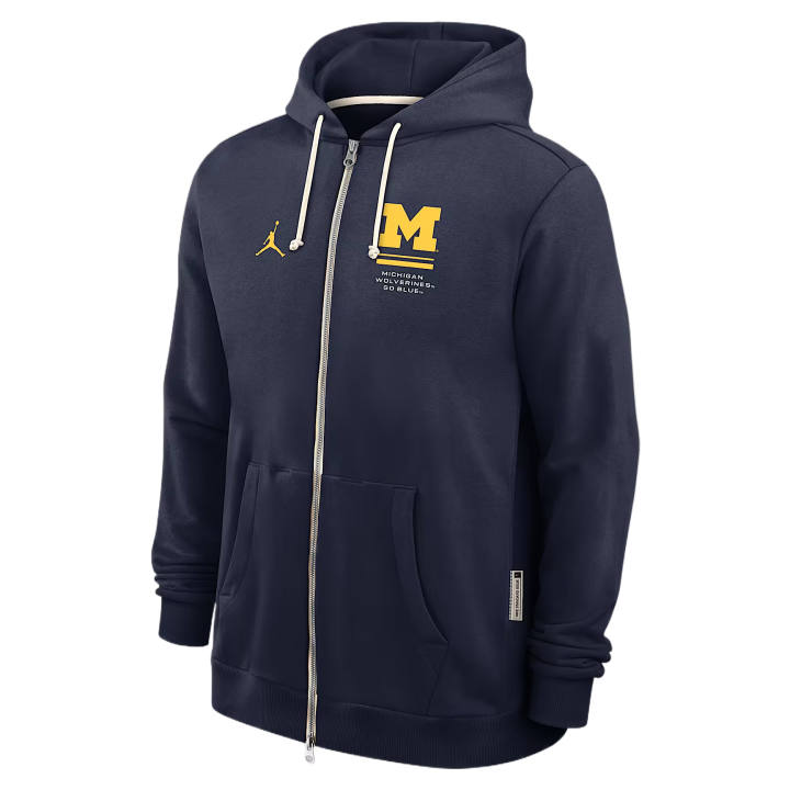 Jordan Jordan Dri FIT Sweatshirts Men's Marine Blue Hooded Non Detachable Moderate