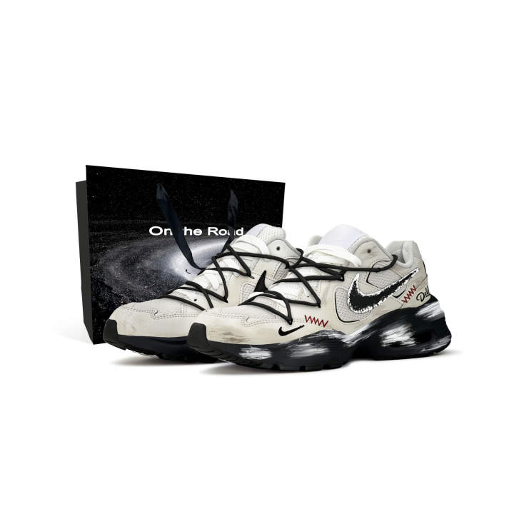 Nike Nike Air Max Fusion Running Shoes Unisex Low Top Gray, Black