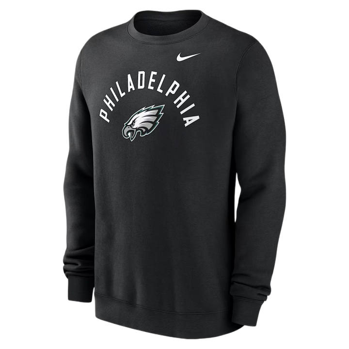 Nike Nike NFL Sweatshirts Men's Black Crew Neck Moderate