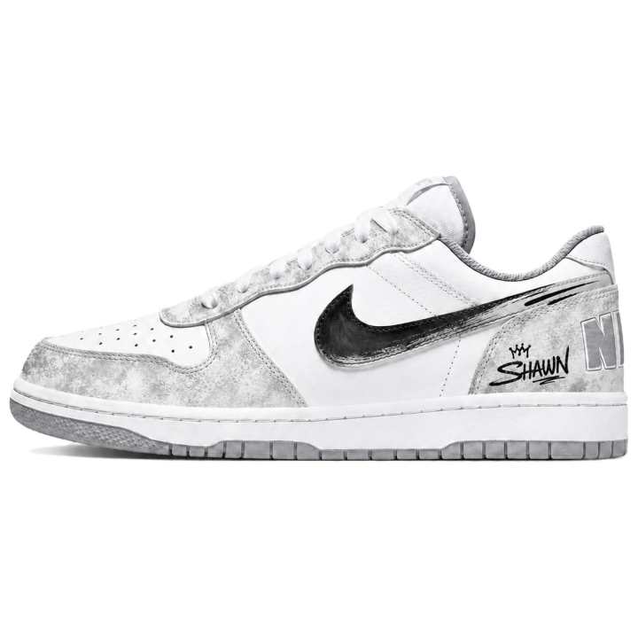 Nike Nike Big Skateboard Shoes Men's Low Top White, Gray