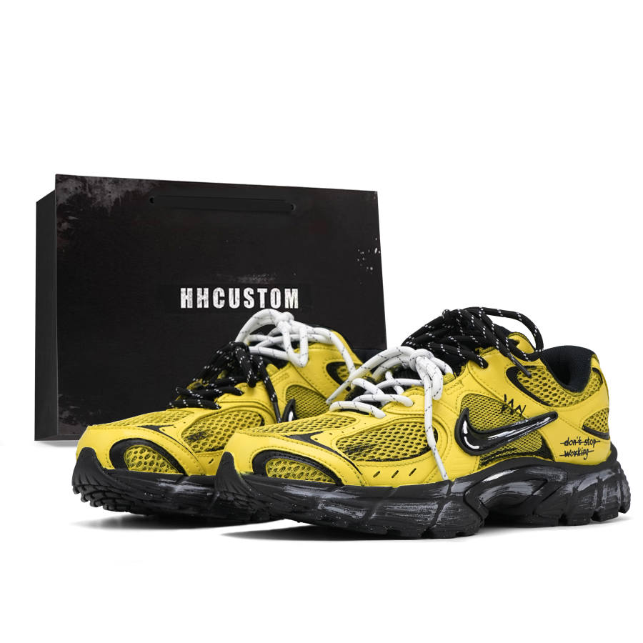 Nike Nike V5 RNR Running Shoes Unisex Low Top Black/Yellow
