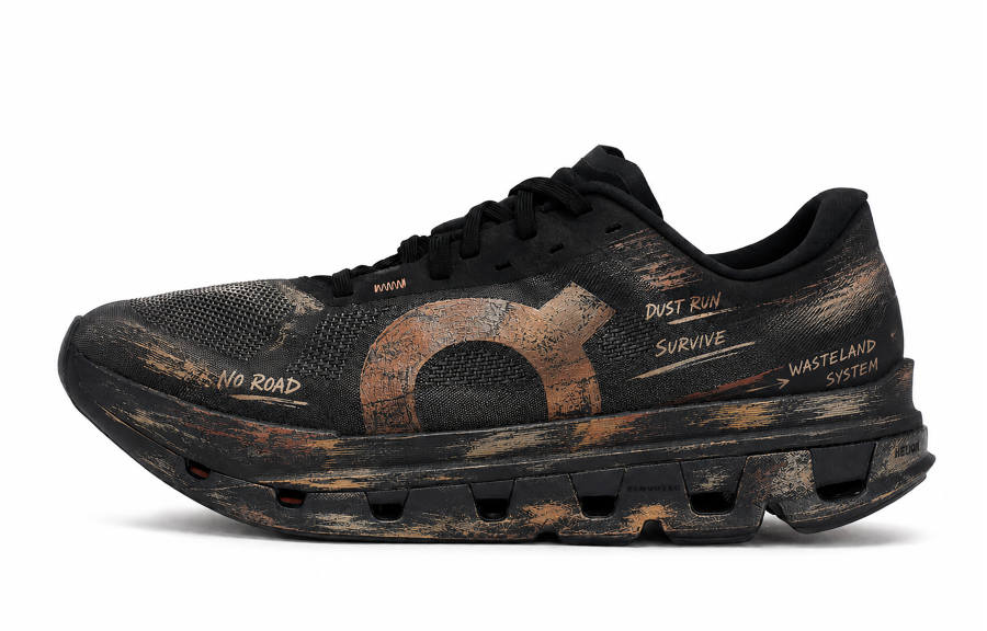 On On Cloudflow 5 Running Shoes Men's Low Top Brown