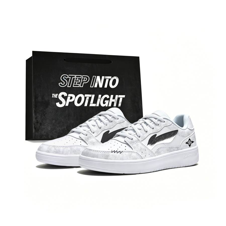 Li-Ning Li Ning Floating Boat Skateboard Shoes Men's Low Top Gray