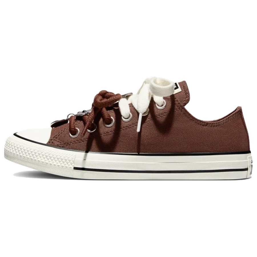 Converse Chuck Taylor All Star Canvas Shoes Women's Dark Brown/White