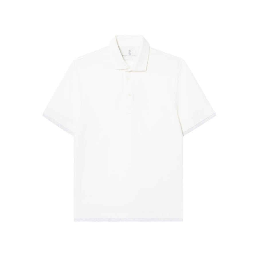 Brunello Cucinelli Polo Shirt Men's White