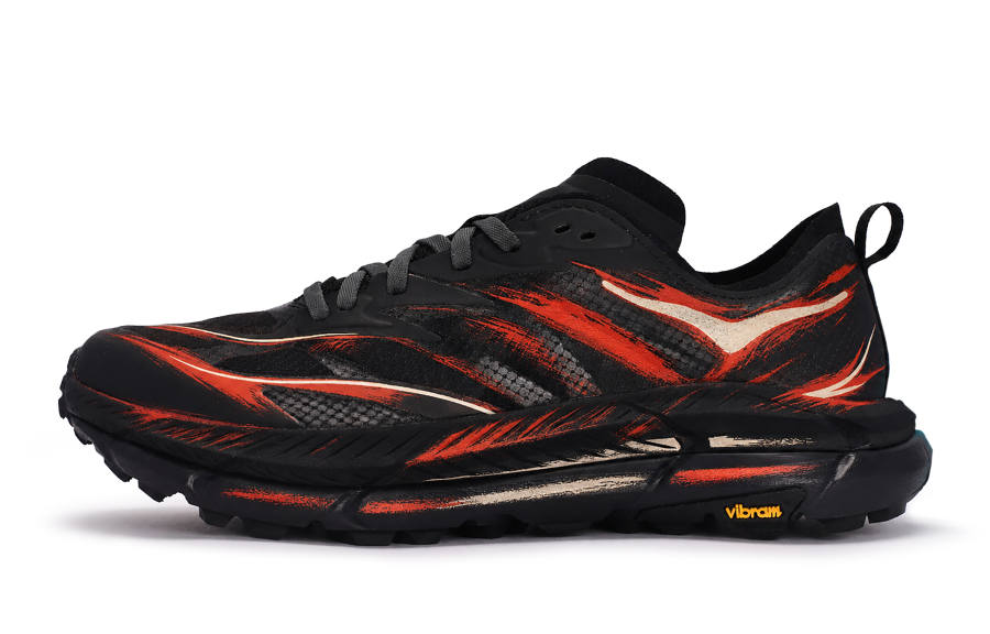 HOKA ONE ONE Mafate Speed 4 Running Shoes Unisex Low Top Red