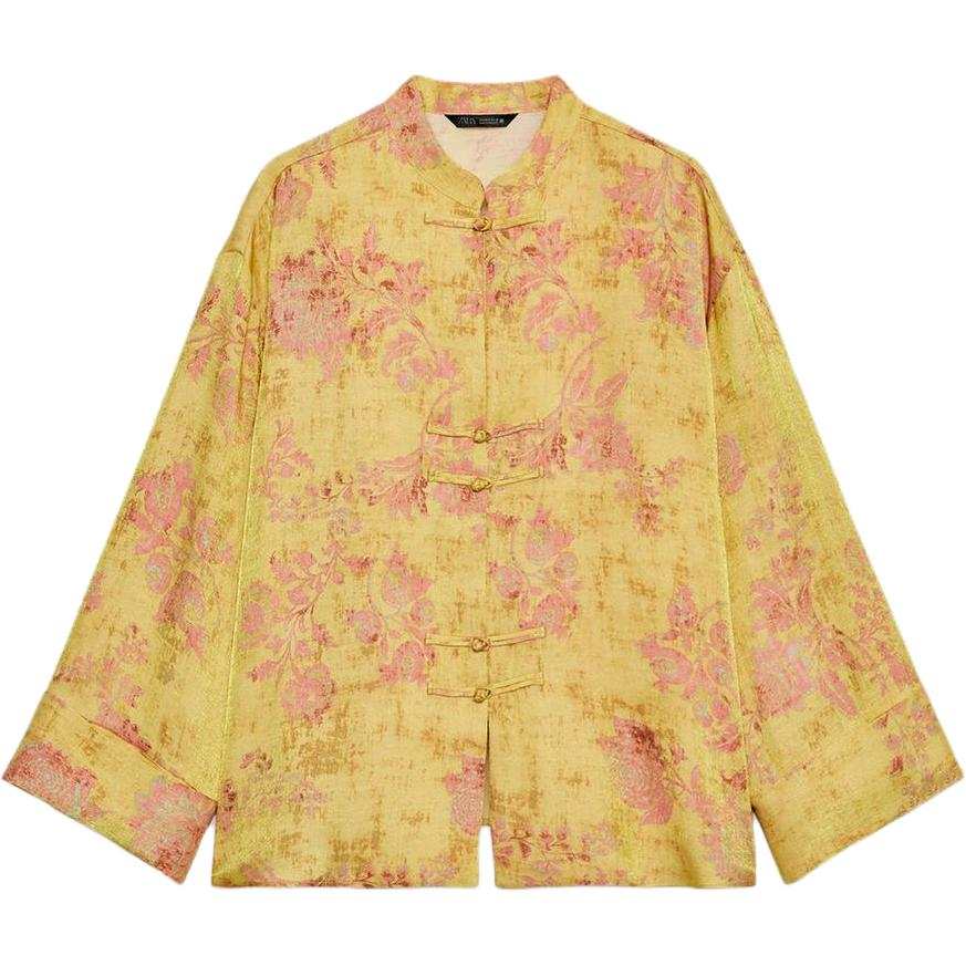 ZARA Shirts Women's Multicolor Crew Neck