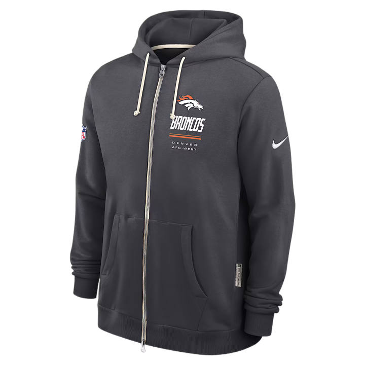 Nike Nike NFL Sweatshirts Men's Charcoal Pencil Hooded Non Detachable Moderate