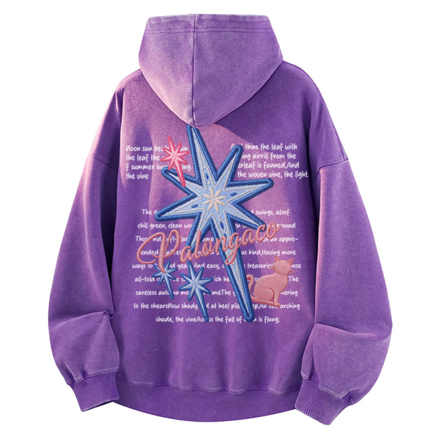 PAL ONGACO Sweatshirts Unisex Hooded Non Detachable Moderate Straight Fit