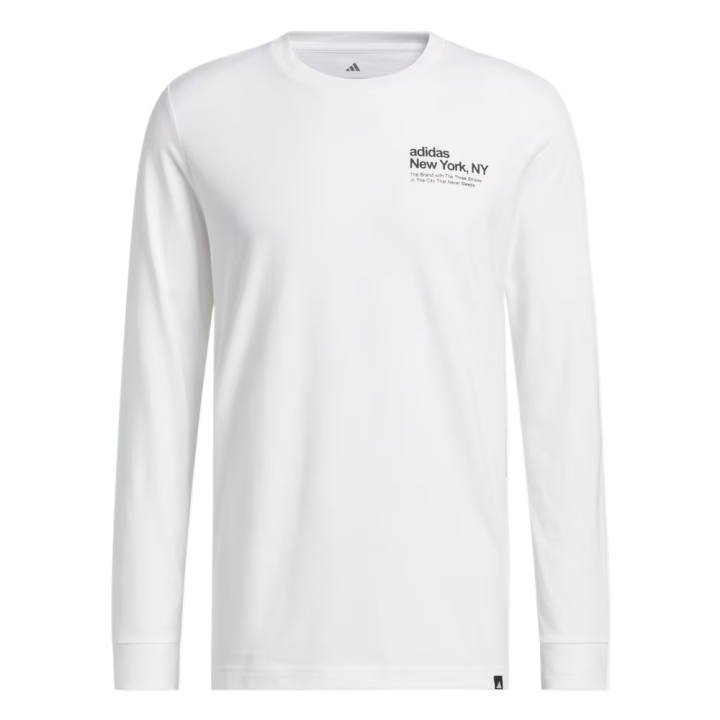 Adidas Adidas T Shirts Men's White Crew Neck Moderate