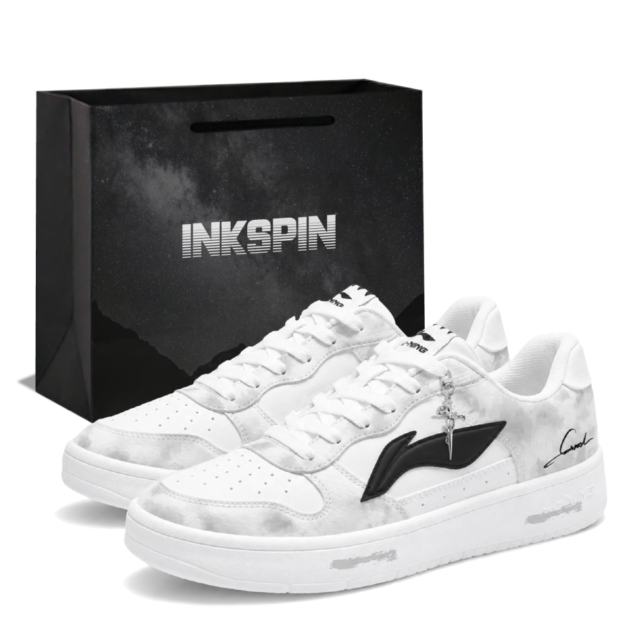 Li-Ning Li Ning Floating Boat Skateboard Shoes Men's Low Top Gray/White