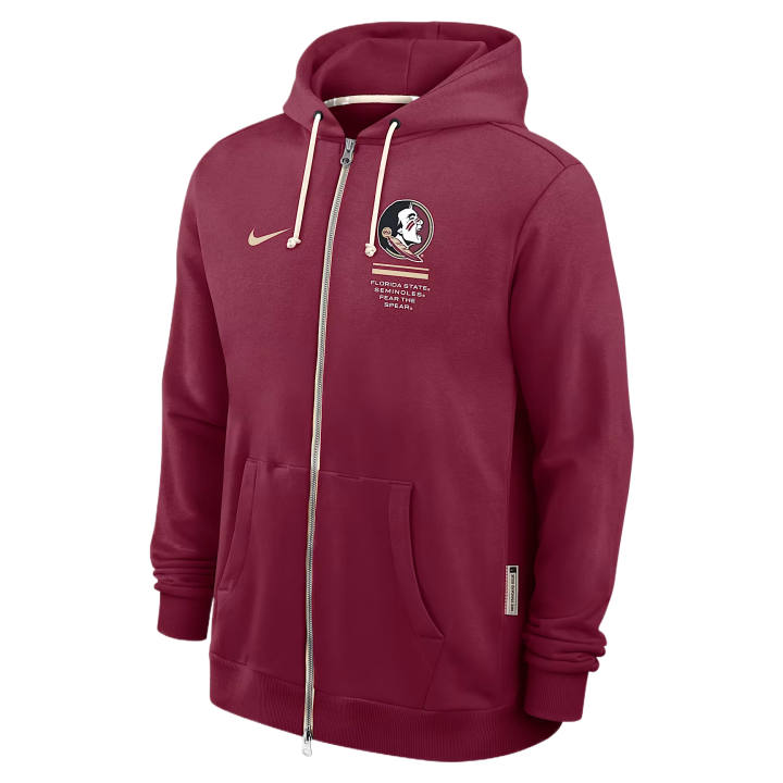 Nike Nike Dri Fit College Sweatshirts Men's Chestnut Team Hooded Non Detachable Moderate