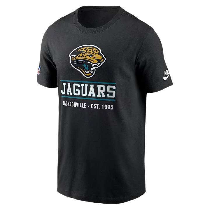 Nike Nike NFL T Shirts Men's Black Crew Neck Moderate