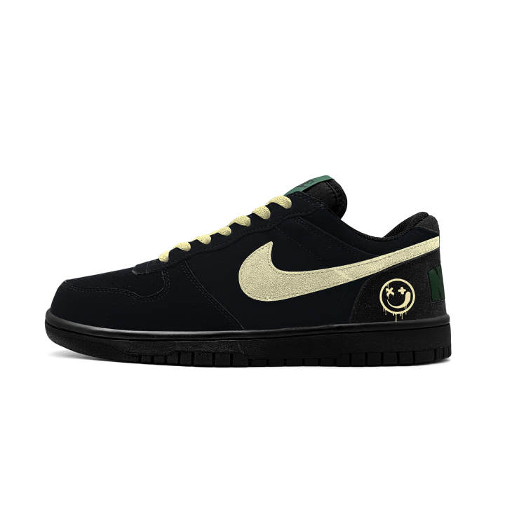 Nike Nike Big Low Lux Skateboard Shoes Men's Low Top Beige/Green