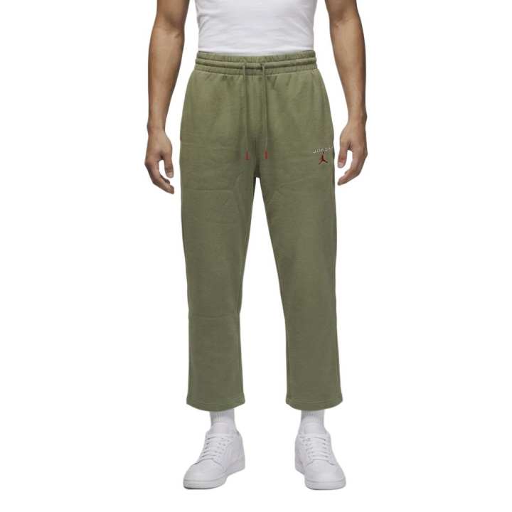 Jordan Jordan Casual Pants Men's Army Green Moderate Straight Fit Pants