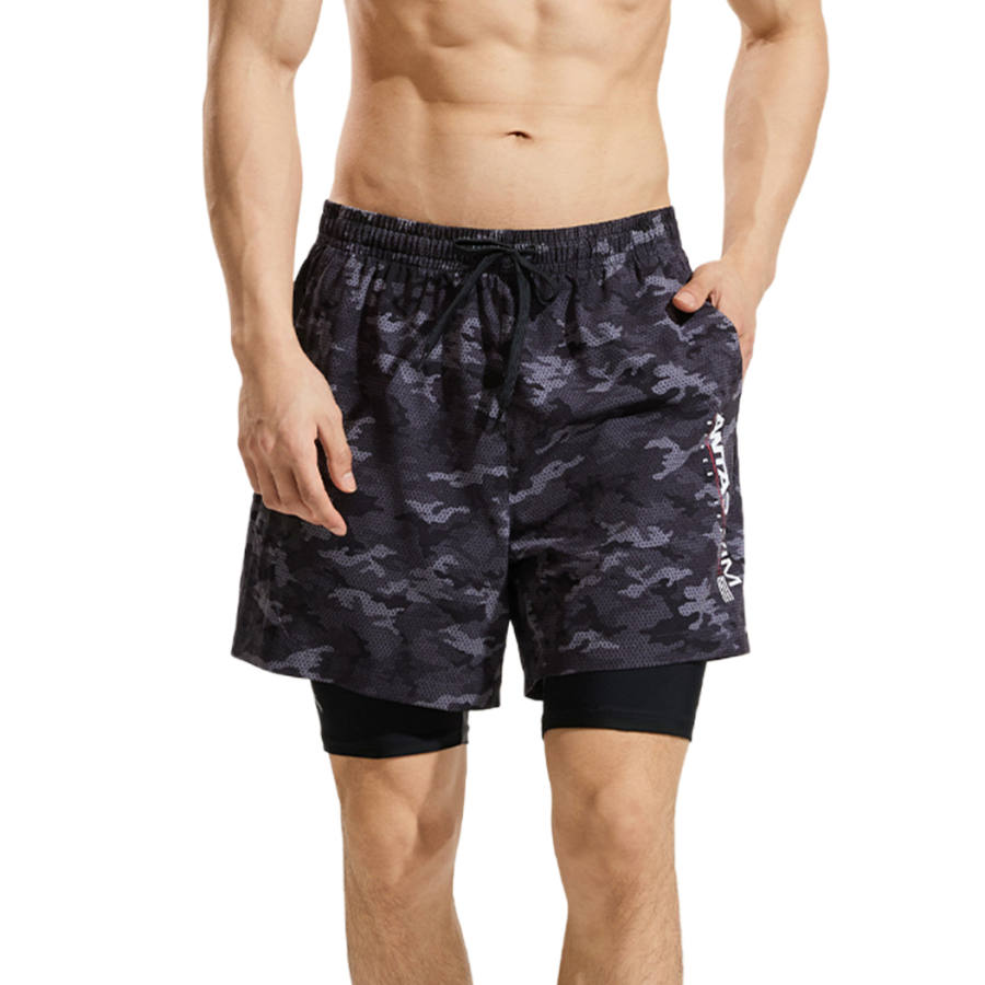 ANTA ANTA Beach Shorts Men's Black Moderate