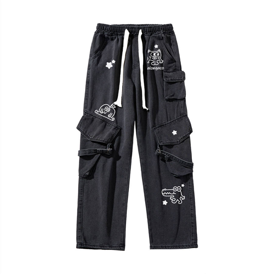 PAL ONGACO Jeans Men's Moderate Straight Fit Pants
