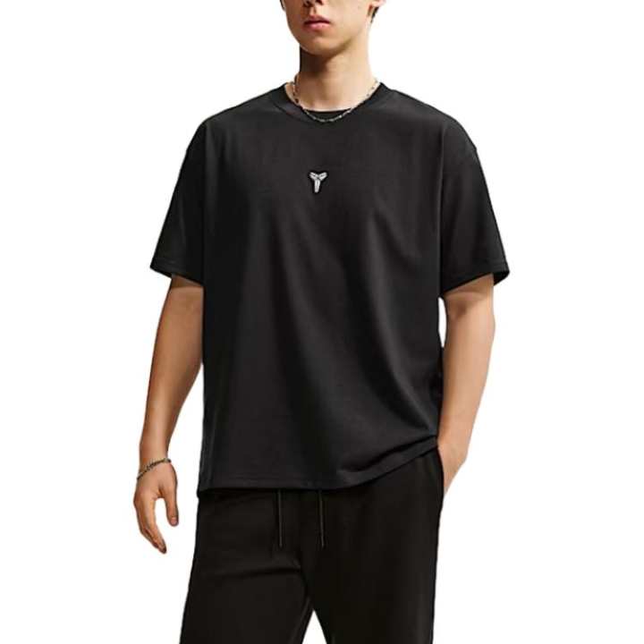 Nike Nike Quick Dry T Shirts Men's Black Crew Neck Moderate