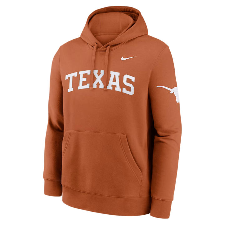 Nike Nike College Sweatshirts Men's Desert Orange Hooded Non Detachable Moderate
