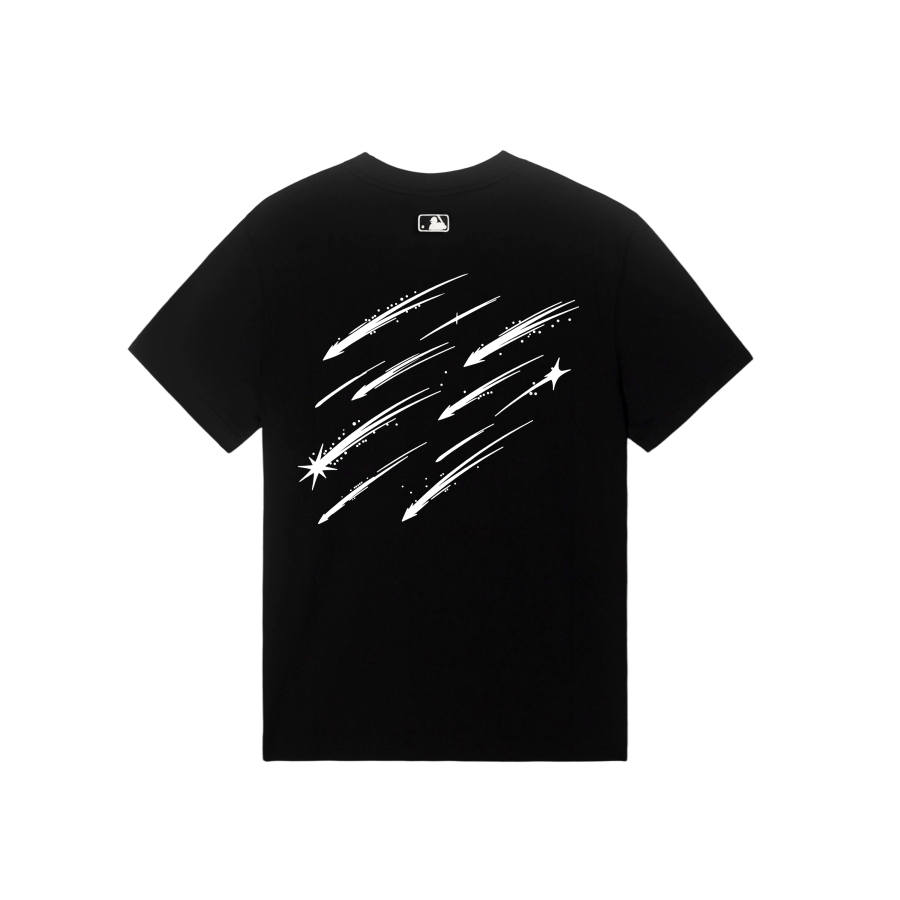 MLB T Shirts Unisex New York Yankees/Black Crew Neck Moderate Straight Fit
