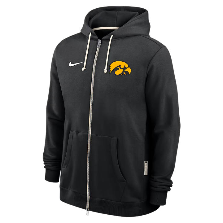 Nike Nike Dri Fit College Sweatshirts Men's Black Hooded Non Detachable Moderate
