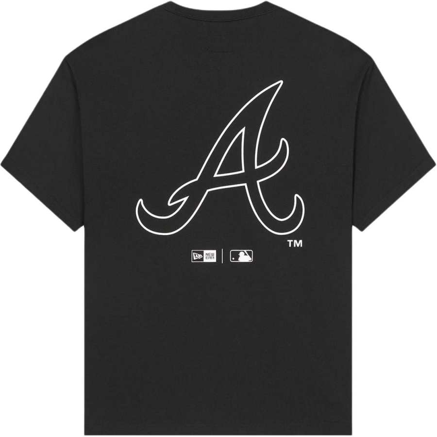 New Era T Shirts Men's Black Crew Neck