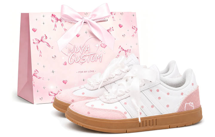 Adidas Adidas Gradas Skateboard Shoes Unisex Low Top White/Pink