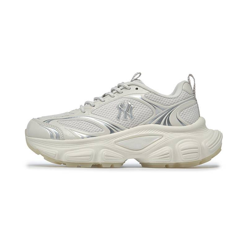 MLB MLB New York Yankees Chunky Sneakers Unisex Low Top White/Silver